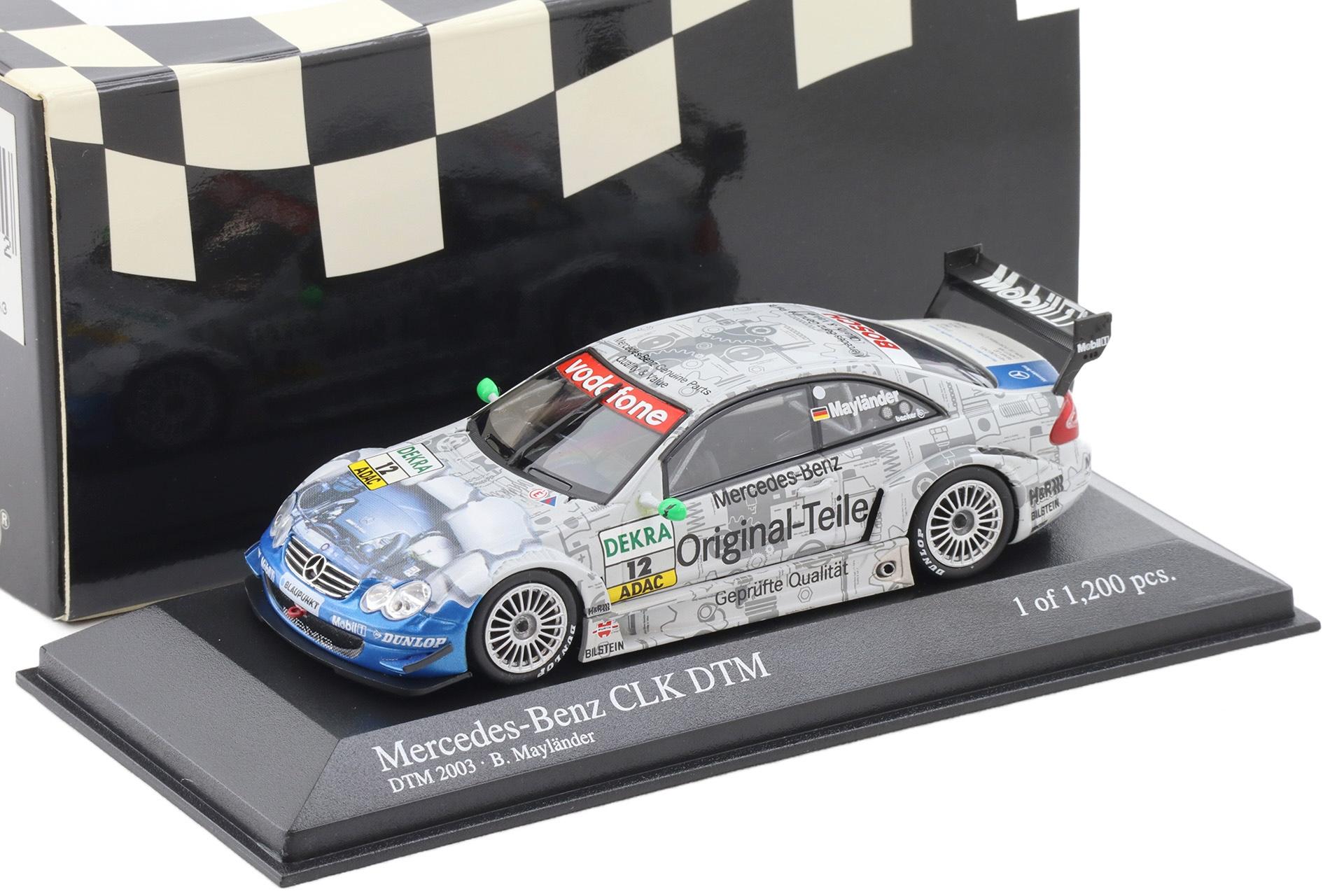 ID 114432 orig.jpg 1:43 Minichamps Mercedes CLK DTM 2003 Team Original-Teile B.Mayländer #12