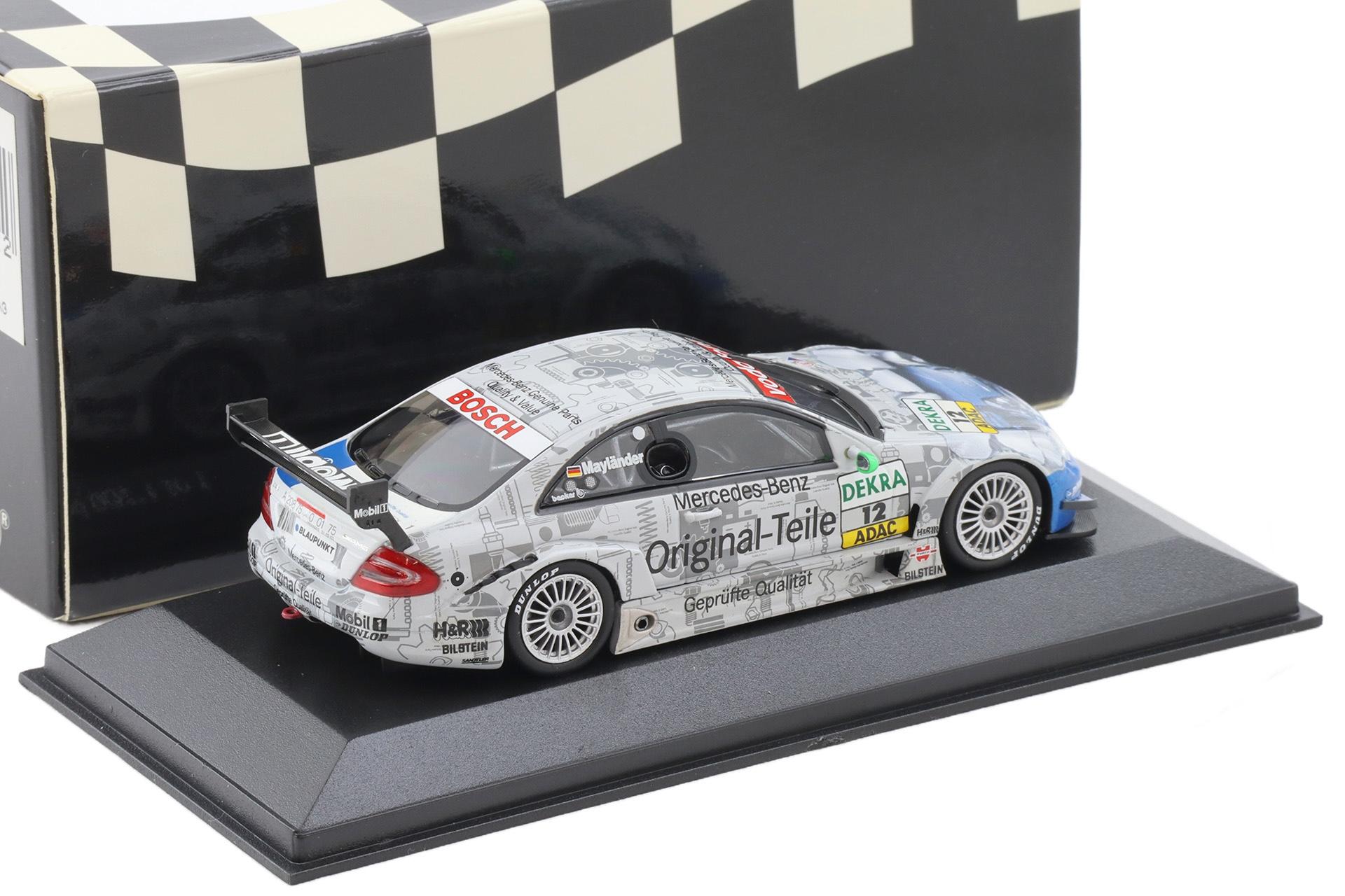 1:43 Minichamps Mercedes CLK DTM 2003 Team Original-Teile B.Mayländer #12
