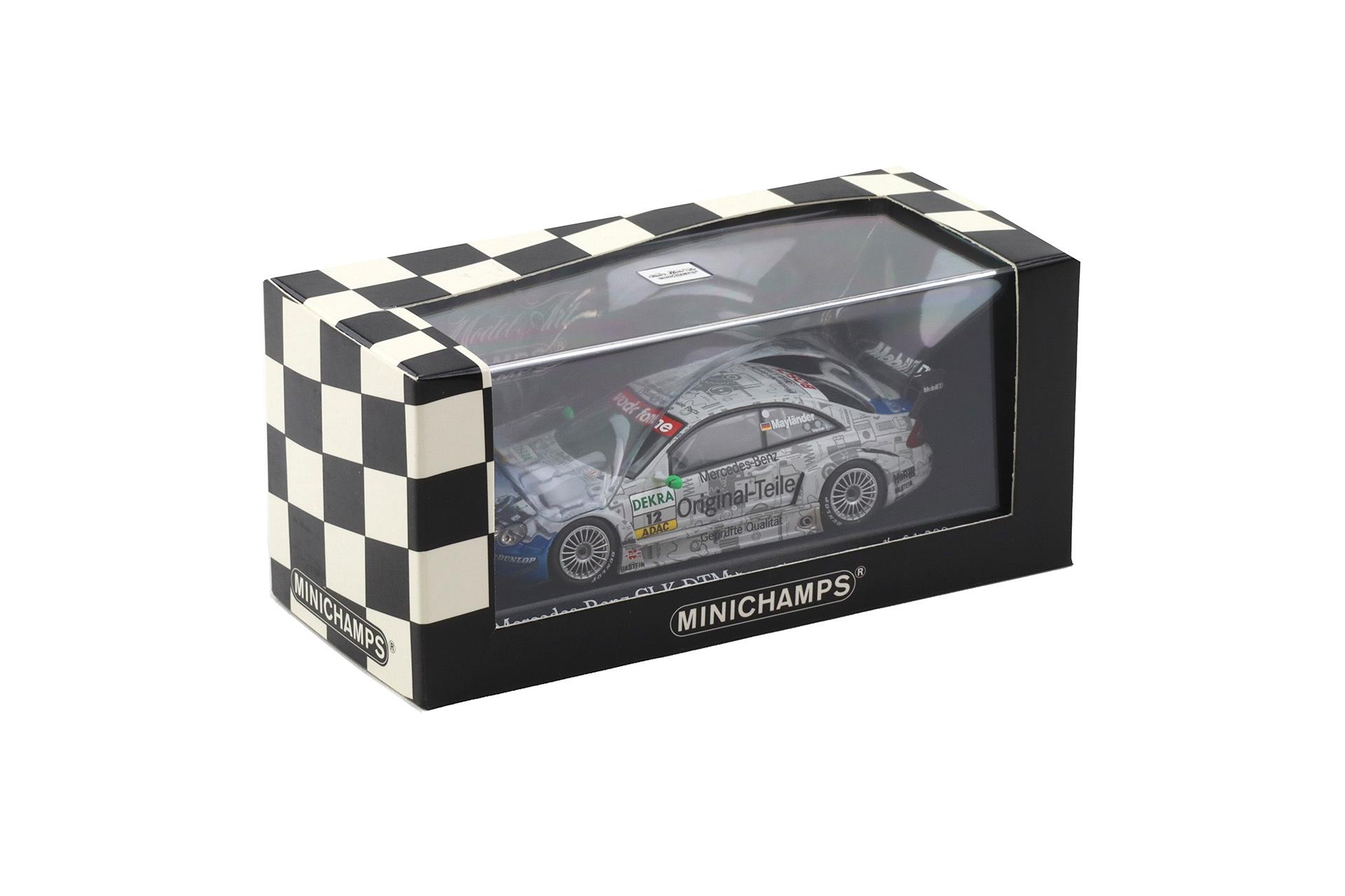 1:43 Minichamps Mercedes CLK DTM 2003 Team Original-Teile B.Mayländer #12
