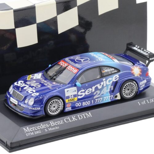 1:43 Minichamps Mercedes CLK DTM 2001 Team Service 24h S.Mücke #24