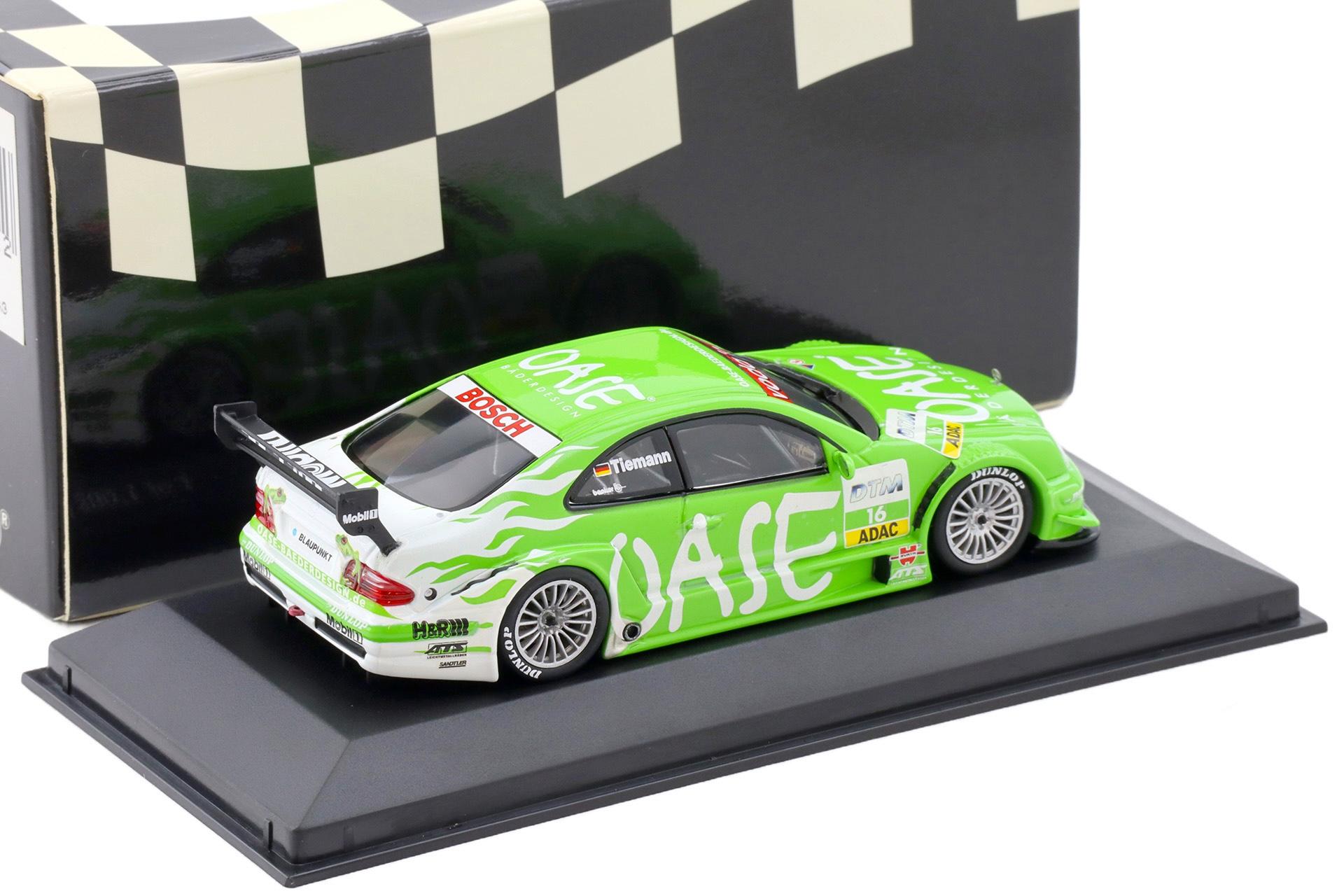 1:43 Minichamps Mercedes CLK DTM 2001 Team Oase AMG M.Tiemann #16