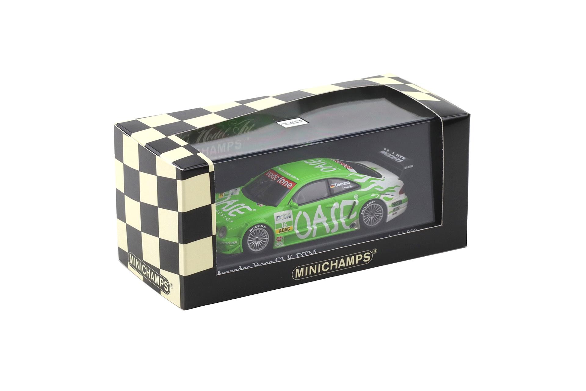 1:43 Minichamps Mercedes CLK DTM 2001 Team Oase AMG M.Tiemann #16