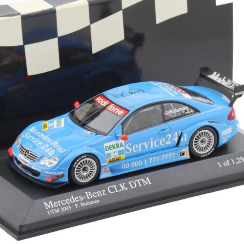 1:43 Minichamps Mercedes CLK DTM 2003 Service 24h P.Huisman #24