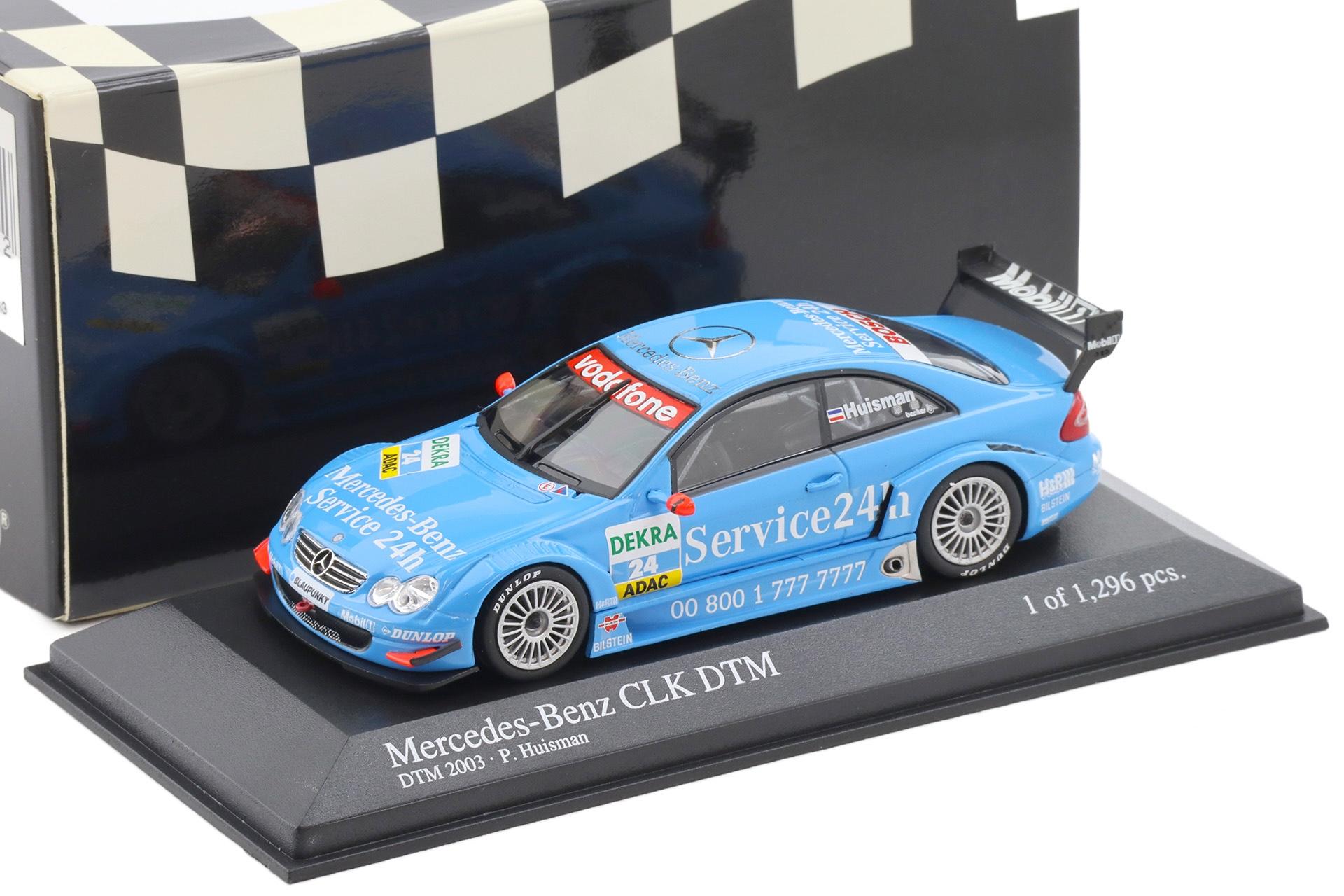 ID 114441 orig.jpg 1:43 Minichamps Mercedes CLK DTM 2003 Service 24h P.Huisman #24