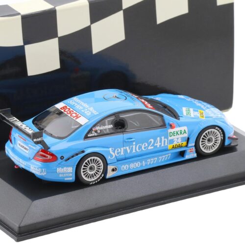 1:43 Minichamps Mercedes CLK DTM 2003 Service 24h P.Huisman #24