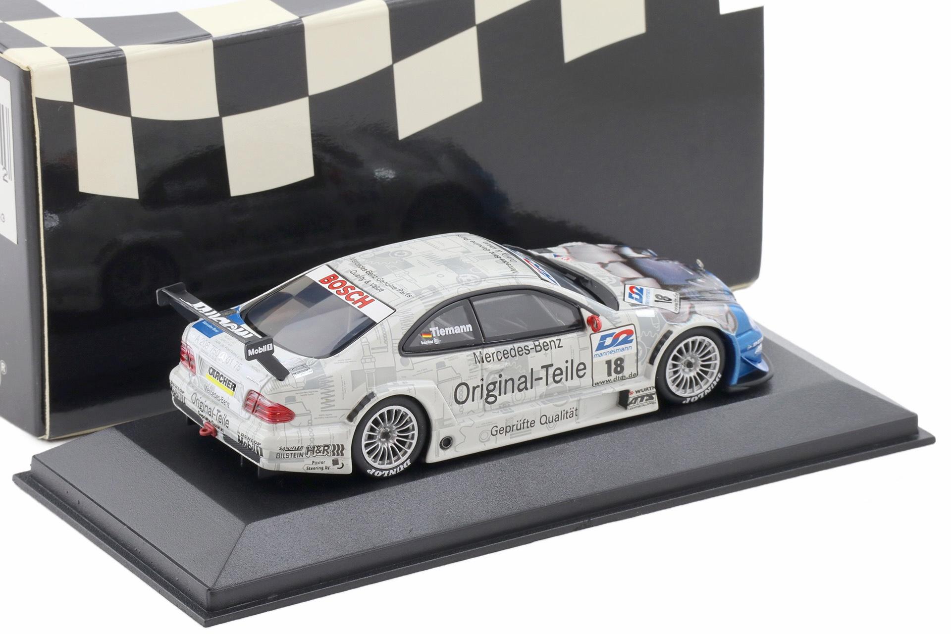 1:43 Minichamps Mercedes CLK DTM 2000 Team Persson M.Tiemann #18