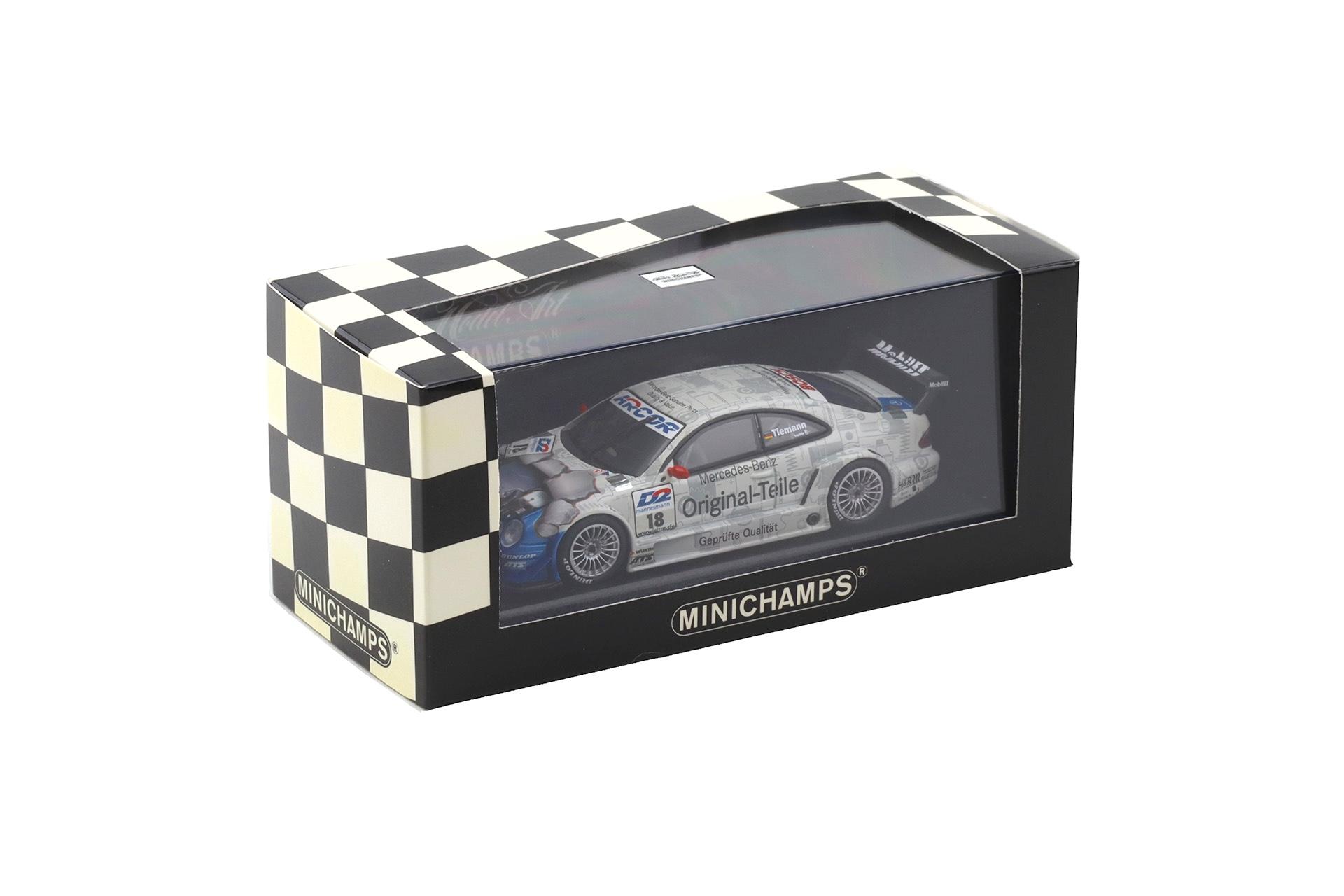 1:43 Minichamps Mercedes CLK DTM 2000 Team Persson M.Tiemann #18