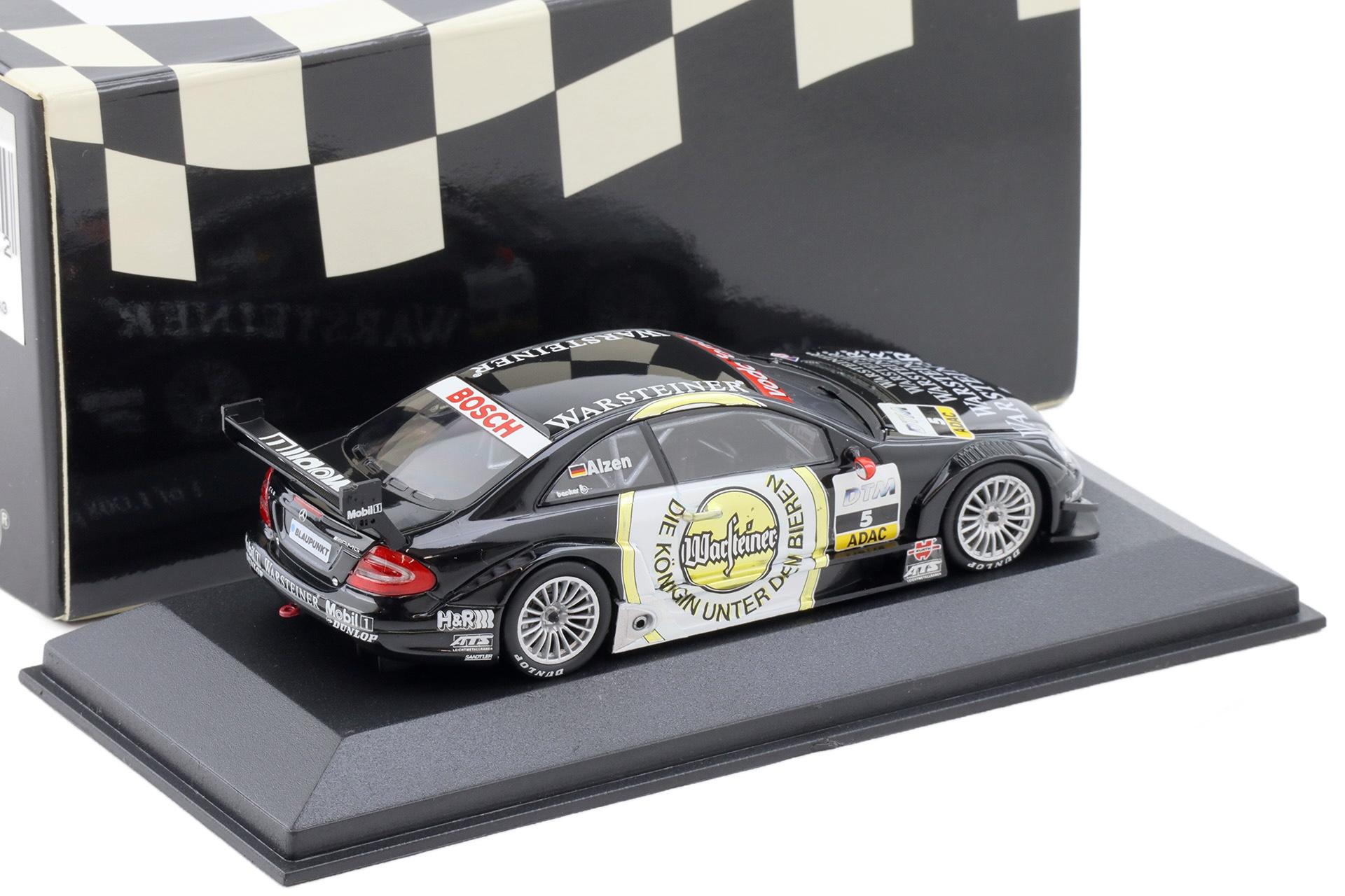 1:43 Minichamps Mercedes CLK DTM 2002 Team Warsteiner AMG U.Alzen #5