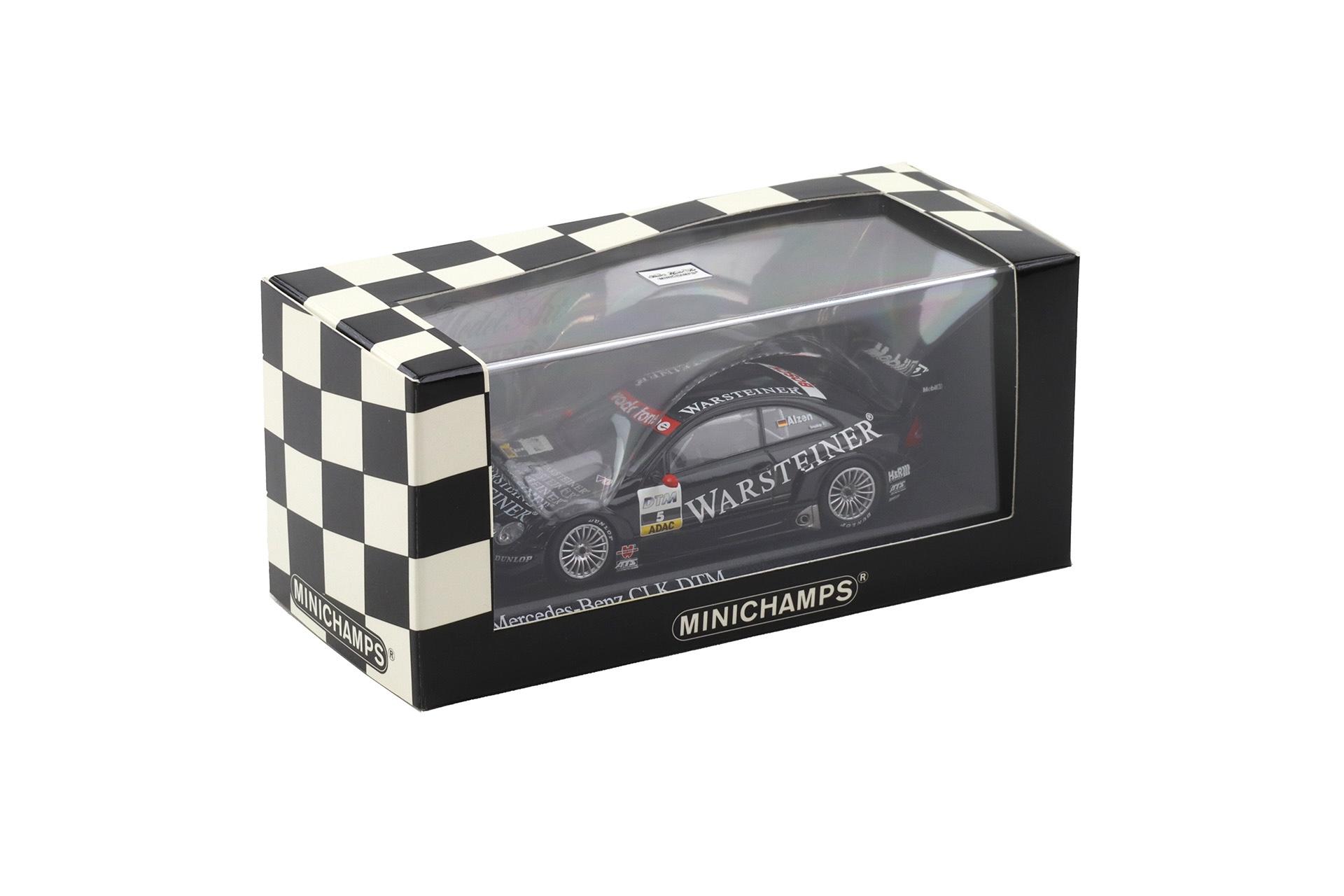 1:43 Minichamps Mercedes CLK DTM 2002 Team Warsteiner AMG U.Alzen #5