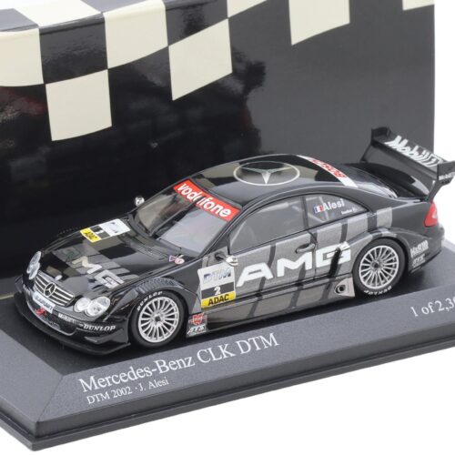 1:43 Minichamps Mercedes CLK DTM 2002 Team AMG J.Alesi #2
