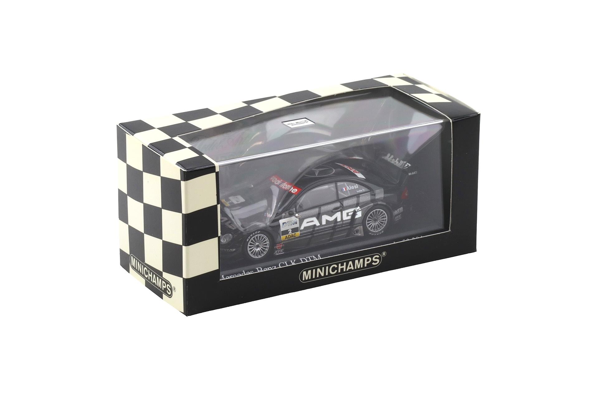 1:43 Minichamps Mercedes CLK DTM 2002 Team AMG J.Alesi #2