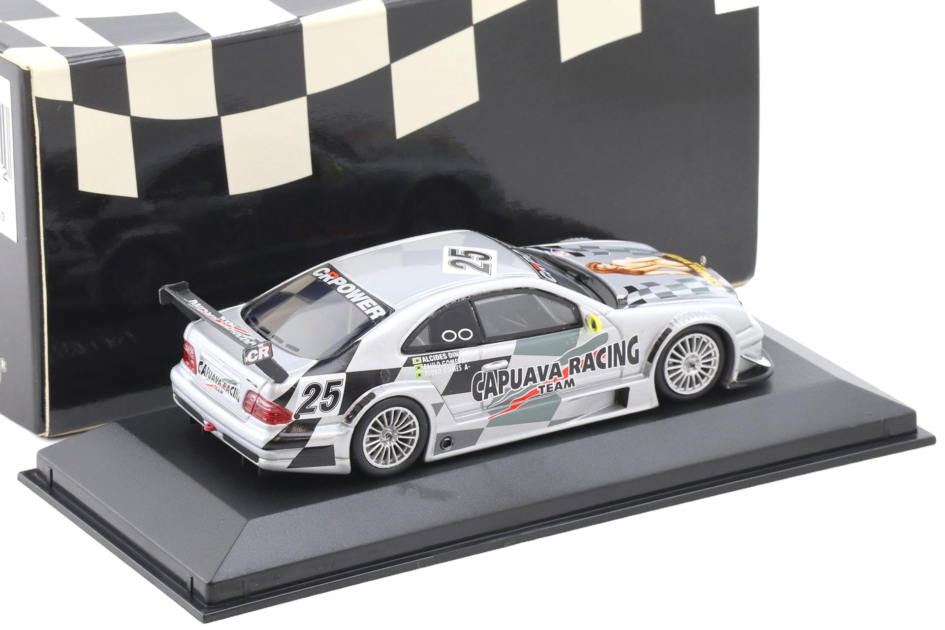 1:43 Minichamps Mercedes CLK DTM 2003 Capuava Racing 6h de Curitiba #25