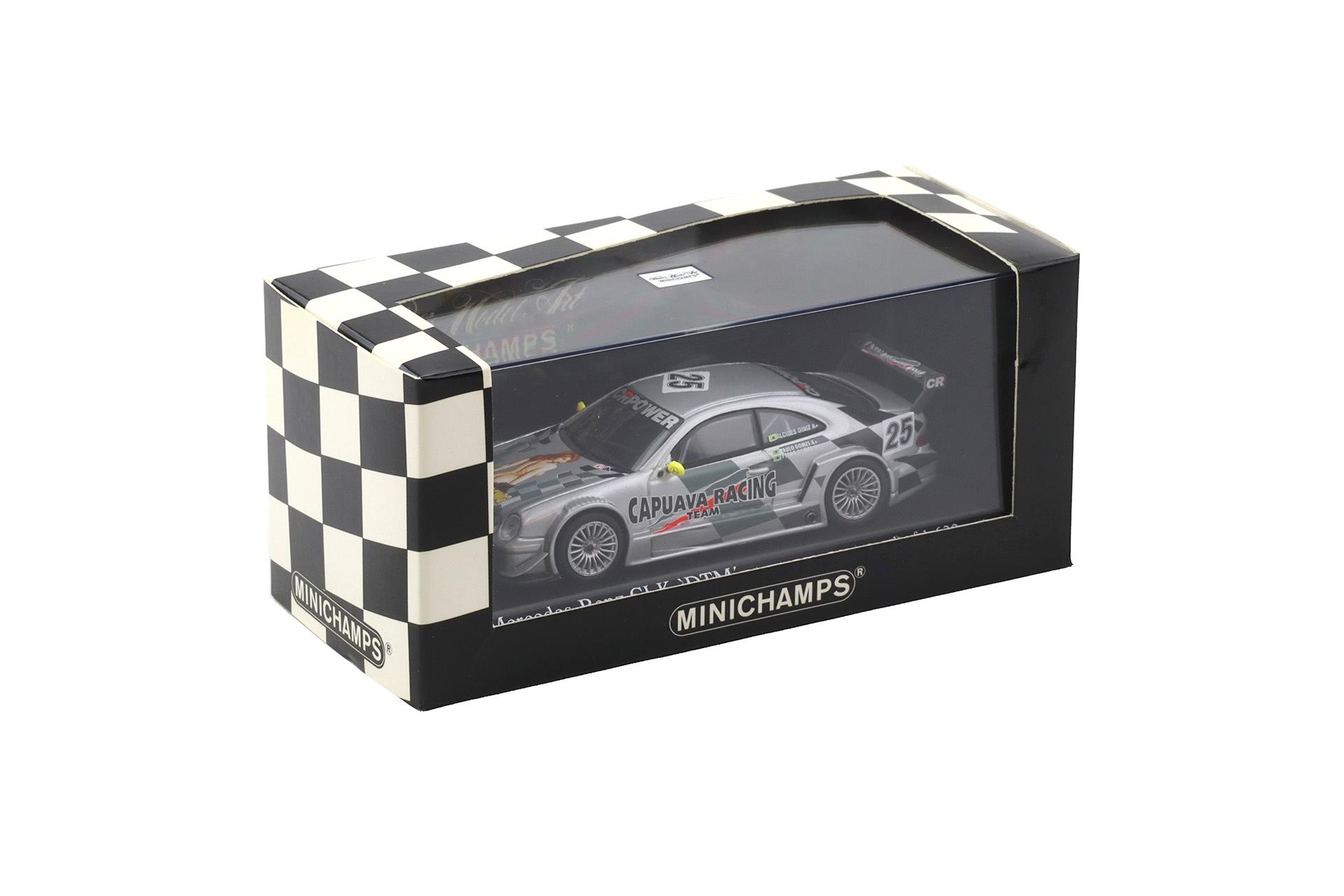 1:43 Minichamps Mercedes CLK DTM 2003 Capuava Racing 6h de Curitiba #25