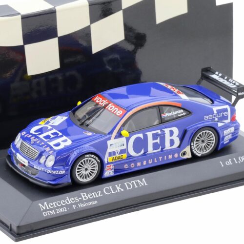 1:43 Minichamps Mercedes CLK DTM 2001 Team CEB AMG P.Huisman #17
