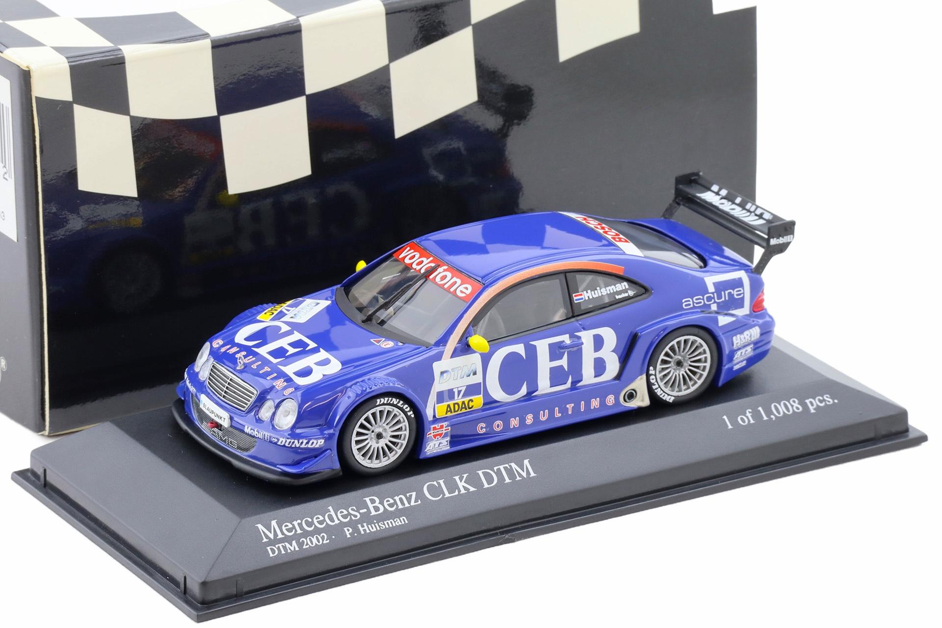 ID 114459 orig.jpg 1:43 Minichamps Mercedes CLK DTM 2001 Team CEB AMG P.Huisman #17