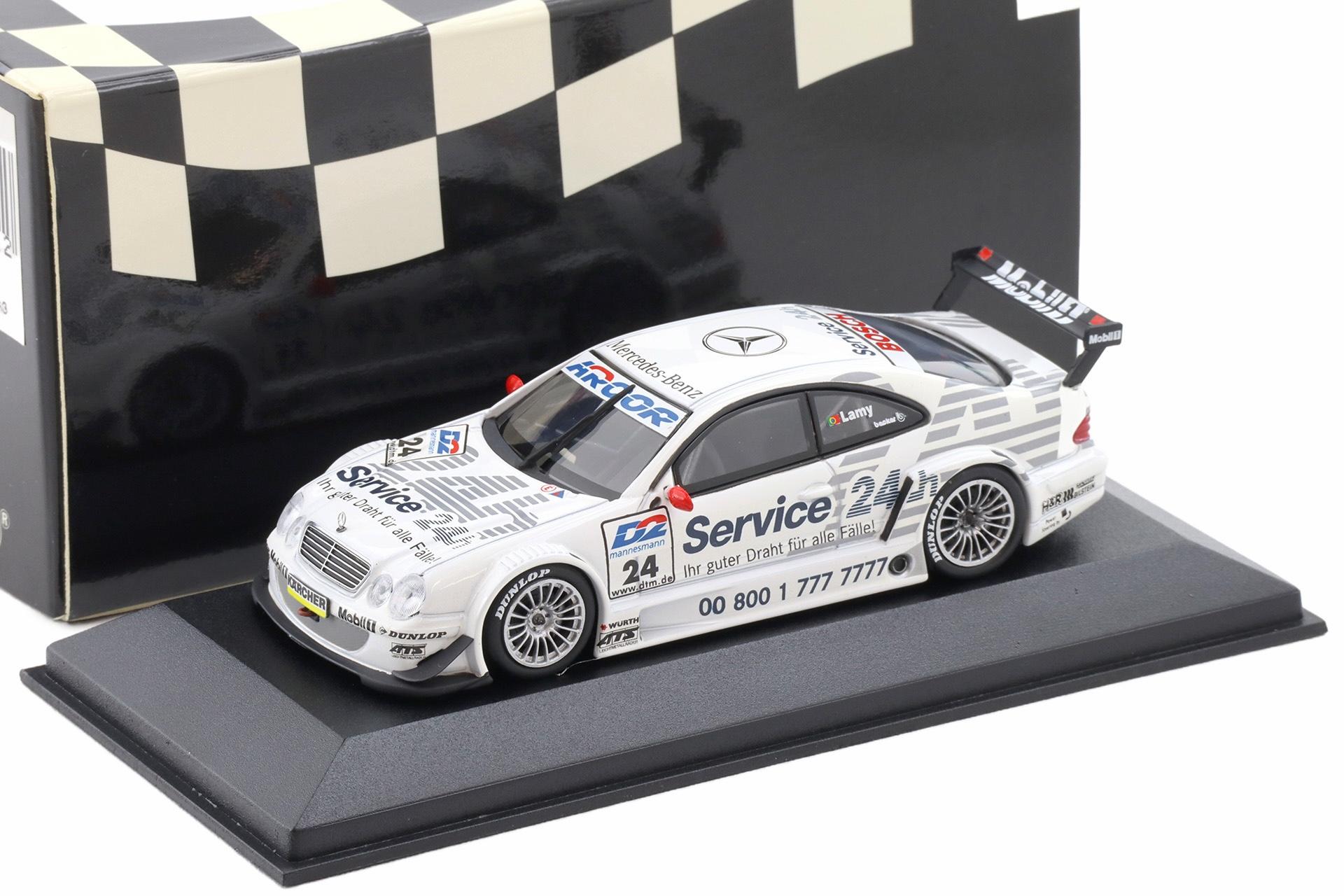 ID 114462 orig.jpg 1:43 Minichamps Mercedes CLK DTM 2000 Team Rosberg Service 24h P.Lamy #24
