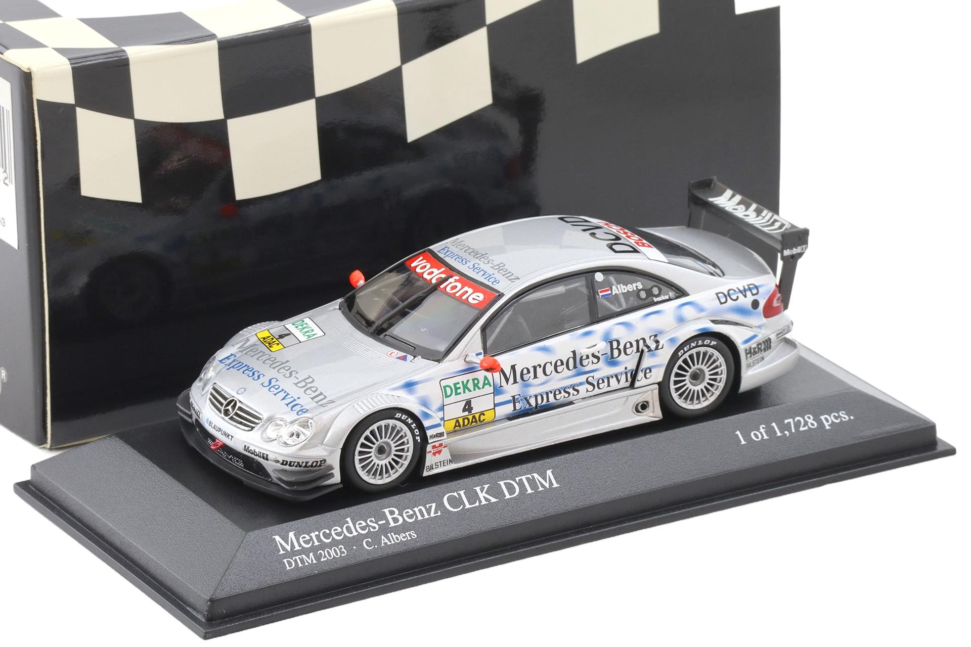 ID 114465 orig.jpg 1:43 Minichamps Mercedes CLK DTM 2003 Team AMG Express Service C.Albers #4