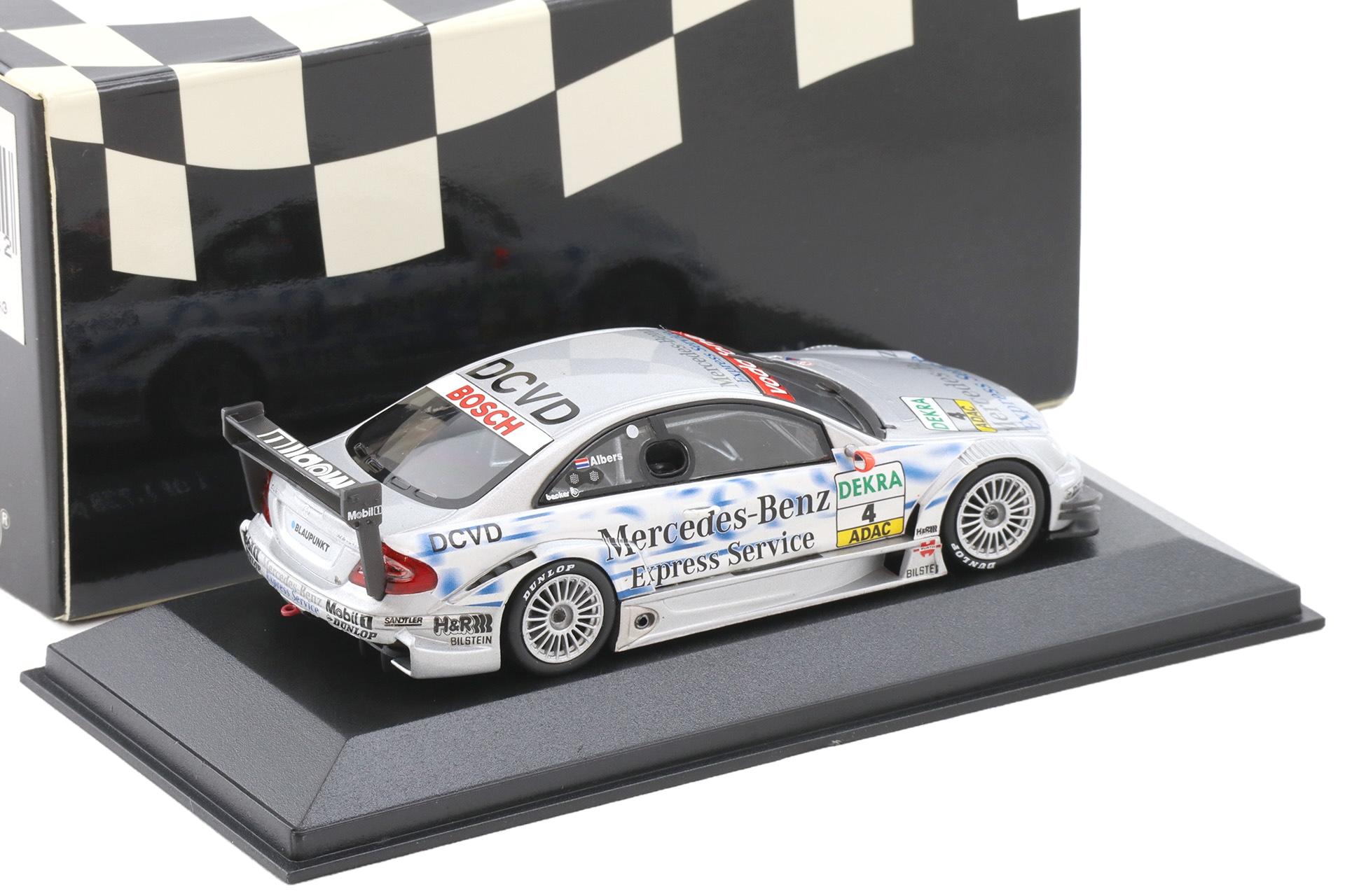 1:43 Minichamps Mercedes CLK DTM 2003 Team AMG Express Service C.Albers #4