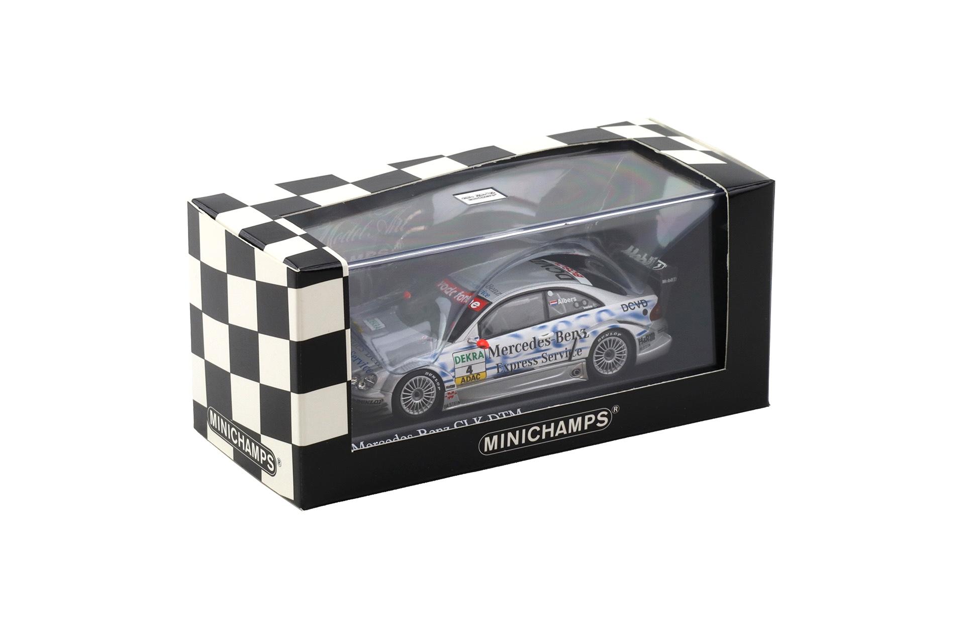 1:43 Minichamps Mercedes CLK DTM 2003 Team AMG Express Service C.Albers #4