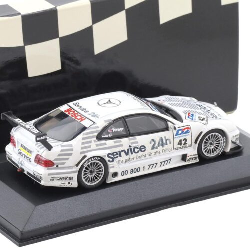 1:43 Minichamps Mercedes CLK DTM 2000 Team Rosberg D.Turner #42