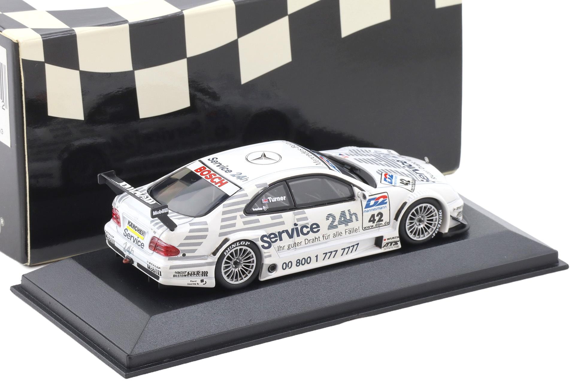 1:43 Minichamps Mercedes CLK DTM 2000 Team Rosberg D.Turner #42