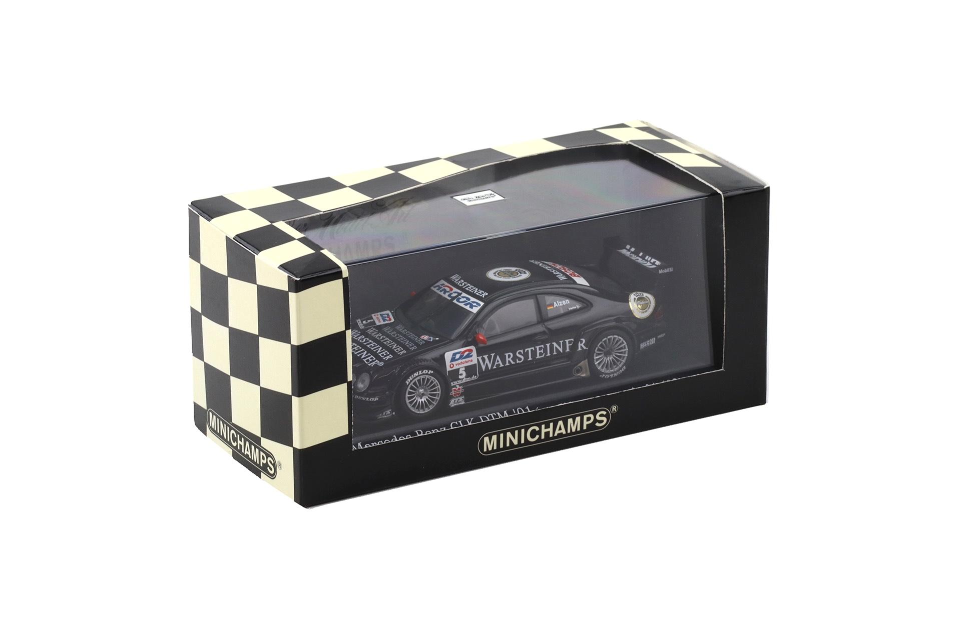1:43 Minichamps Mercedes CLK DTM 2001 Team Warsteiner AMG U.Alzen #5