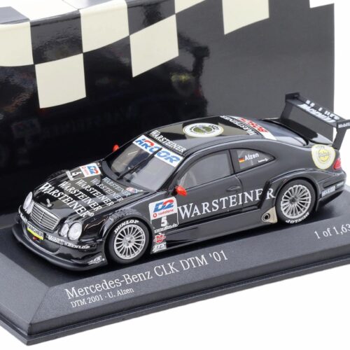 1:43 Minichamps Mercedes CLK DTM 2001 Team Warsteiner AMG U.Alzen #5