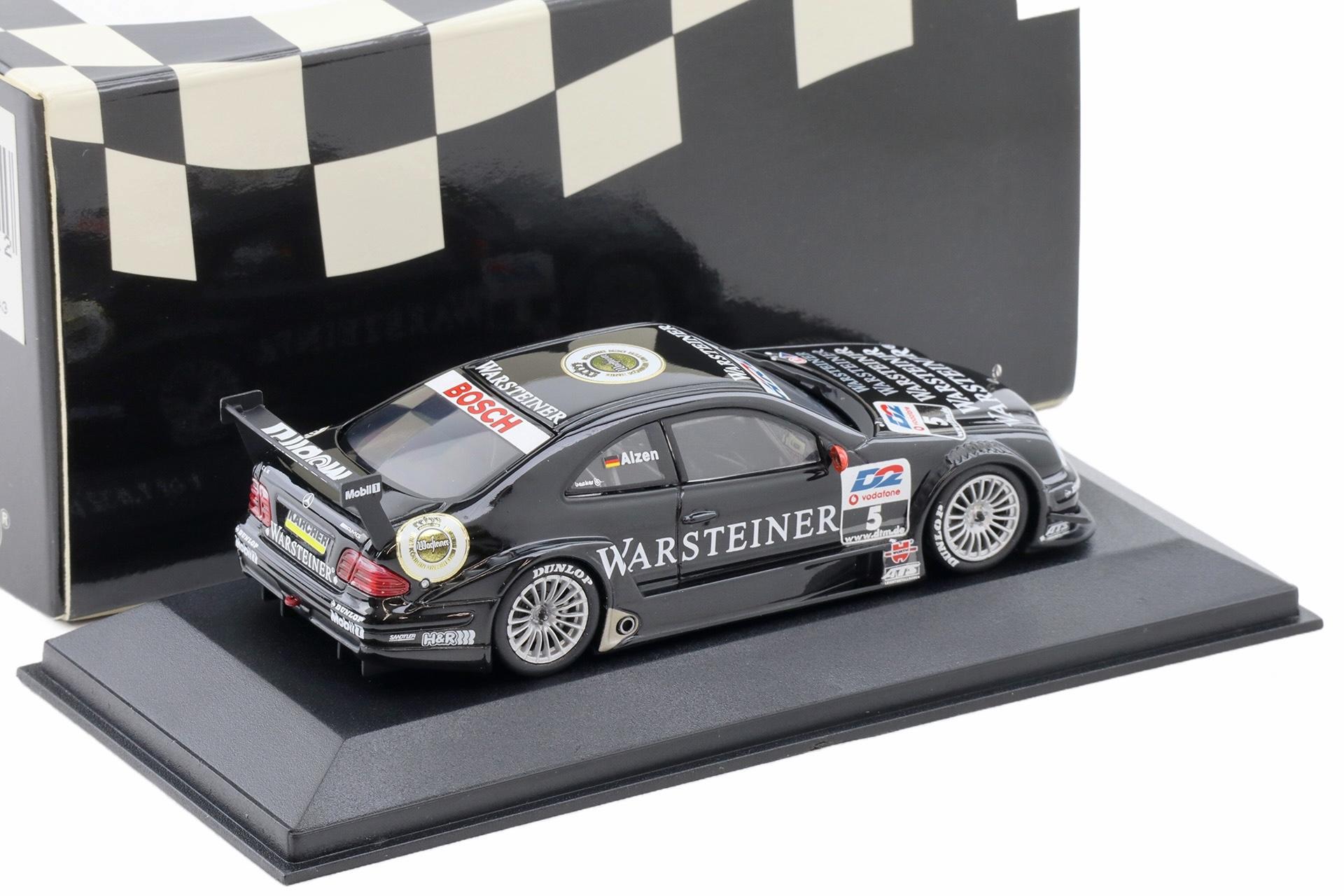 1:43 Minichamps Mercedes CLK DTM 2001 Team Warsteiner AMG U.Alzen #5