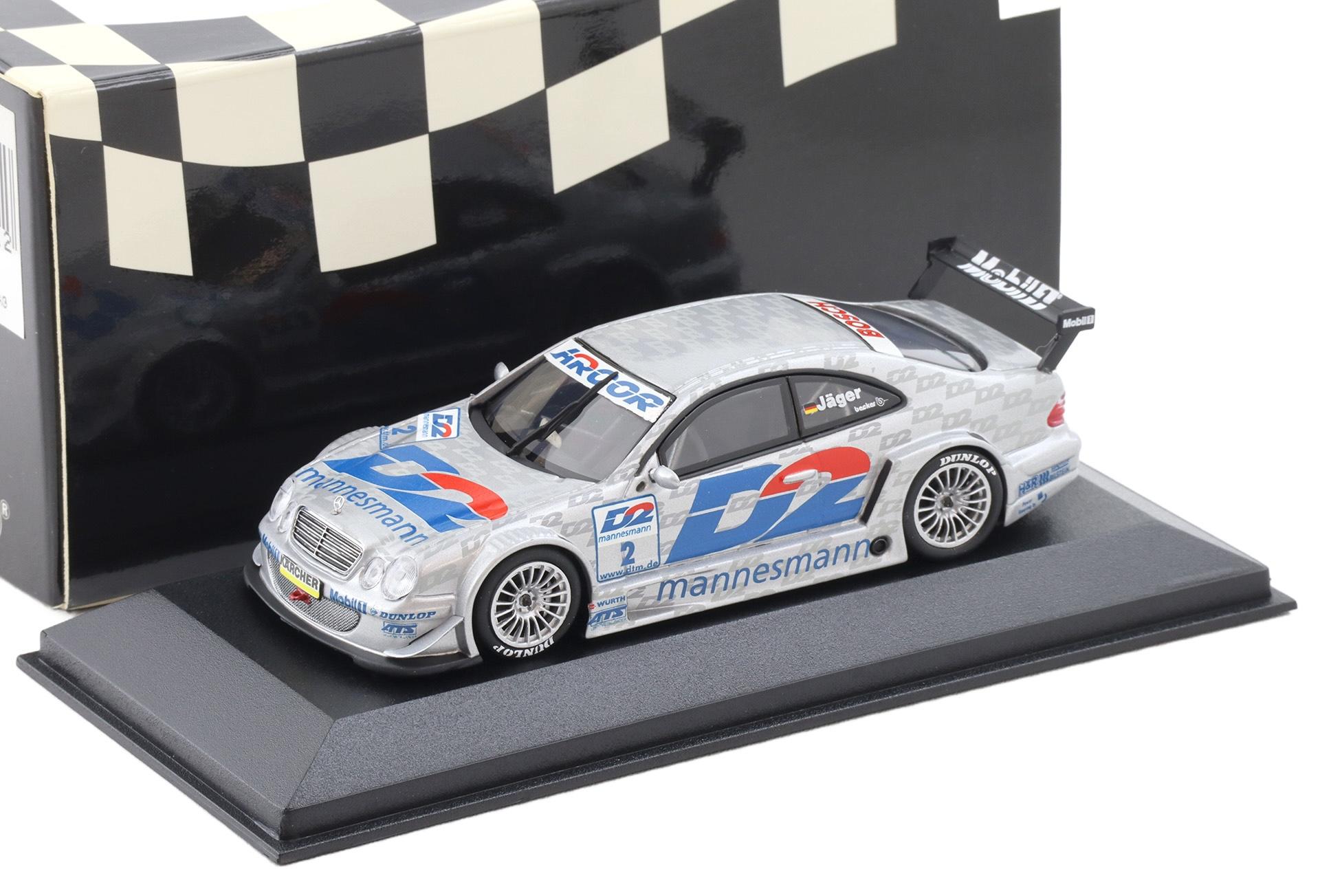 1:43 Minichamps Mercedes CLK DTM 2000 Team AMG D2 Th. Jäger #2