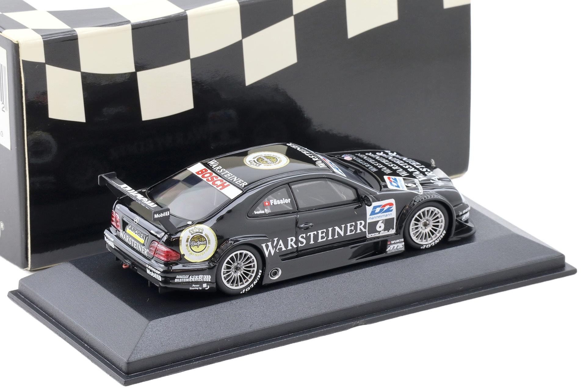 1:43 Minichamps Mercedes CLK DTM 2000 Team AMG Warsteiner M.Fässler #6