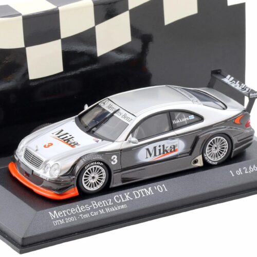 1:43 Minichamps Mercedes CLK DTM 2001 Test Car M.Hakkinen #3