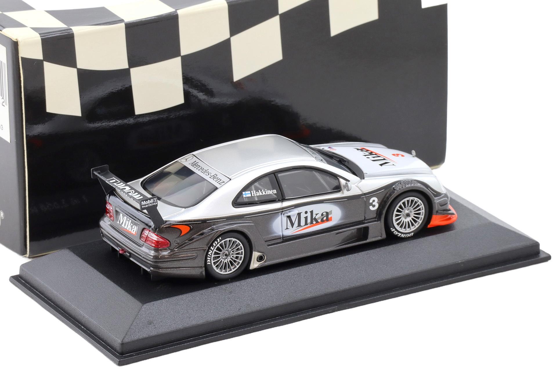 1:43 Minichamps Mercedes CLK DTM 2001 Test Car M.Hakkinen #3