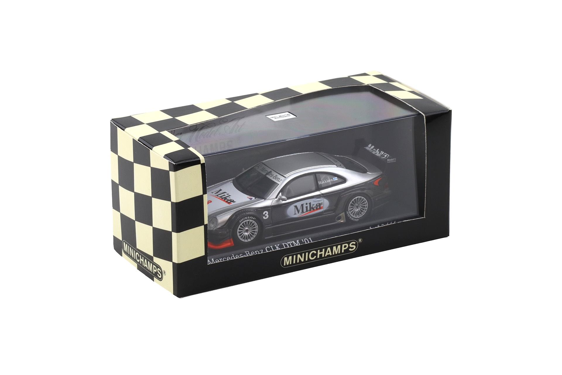 1:43 Minichamps Mercedes CLK DTM 2001 Test Car M.Hakkinen #3
