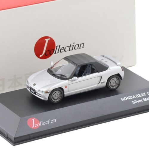 1:43 J-Collection Honda Beat 1991 Closed roof silver metallic