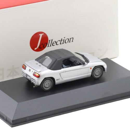 1:43 J-Collection Honda Beat 1991 Closed roof silver metallic