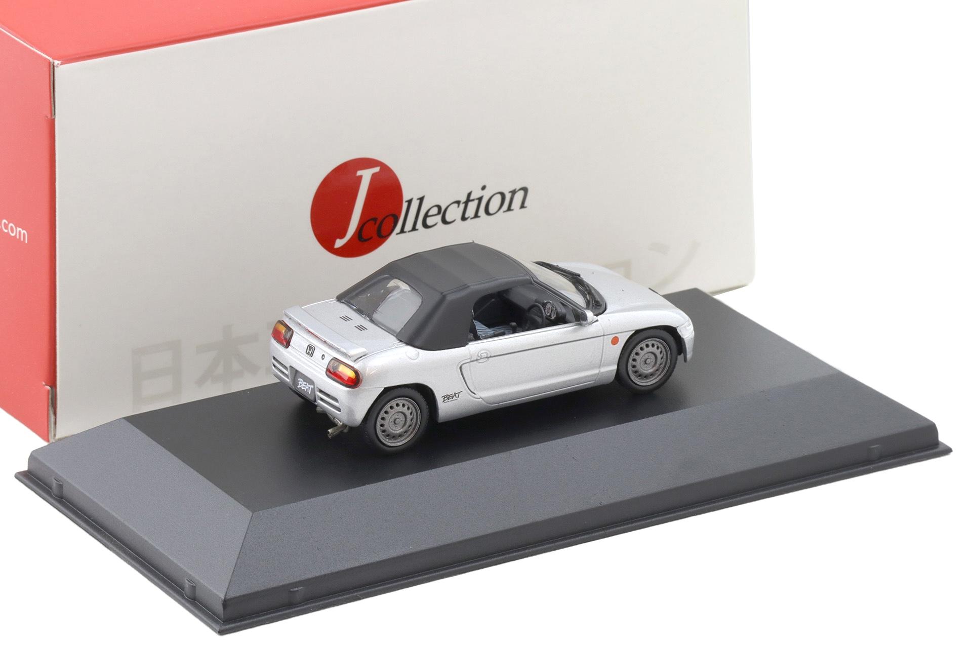 1:43 J-Collection Honda Beat 1991 Closed roof silver metallic