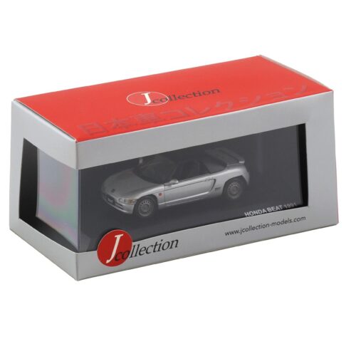 1:43 J-Collection Honda Beat 1991 Closed roof silver metallic