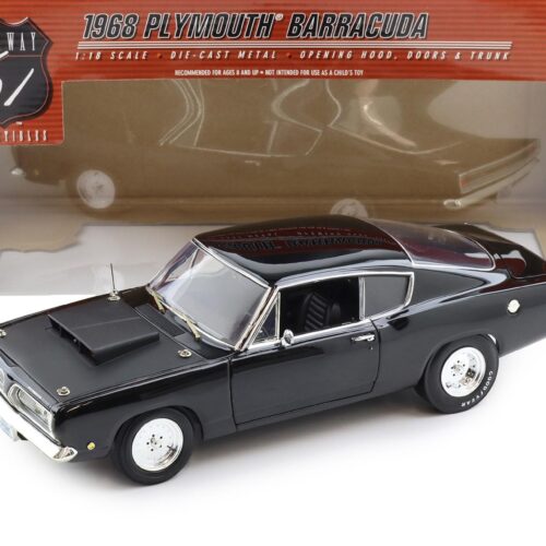1:18 Highway61 Supercar Collectibles Plymouth Barracuda Super Street black