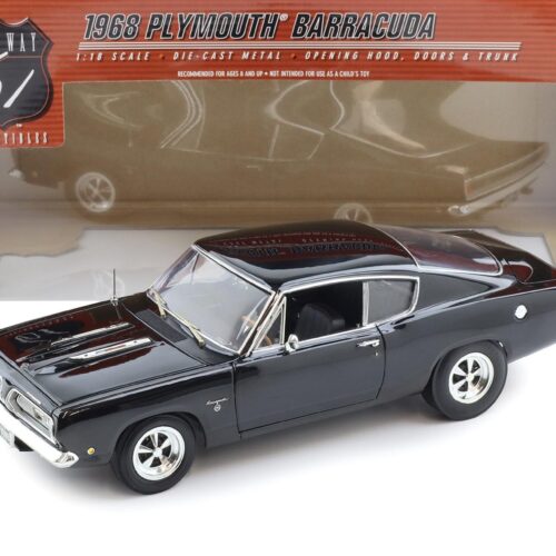 1:18 Highway61 Supercar Collectibles Plymouth Barracuda Super Street Cuda black