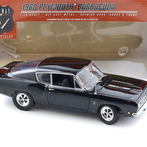 1:18 Highway61 Supercar Collectibles Plymouth Barracuda Super Street Cuda black