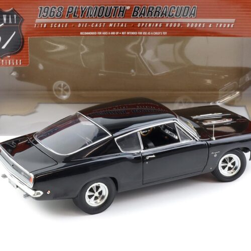 1:18 Highway61 Supercar Collectibles Plymouth Barracuda Super Street Cuda black