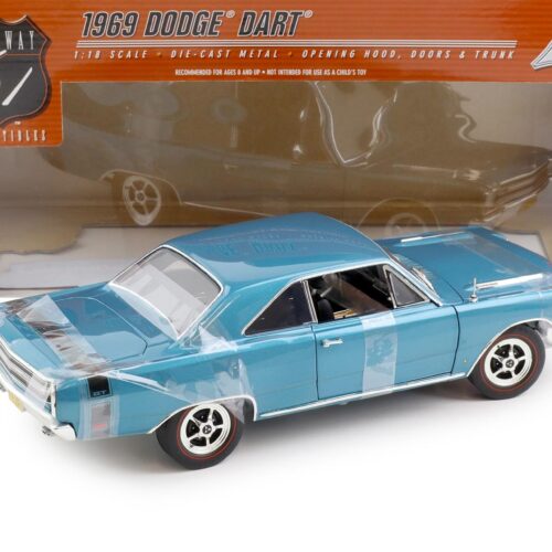 1:18 Highway61 Dodge Dart GTS 1969 Bright blue metallic