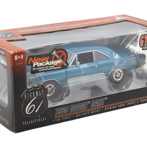 1:18 Highway61 Dodge Dart GTS 1969 Bright blue metallic