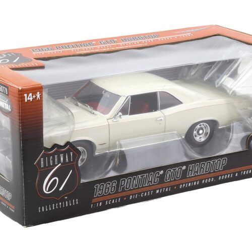 1:18 Highway61 Pontiac GTO Hardtop Coupe 1966 beige/ red interior