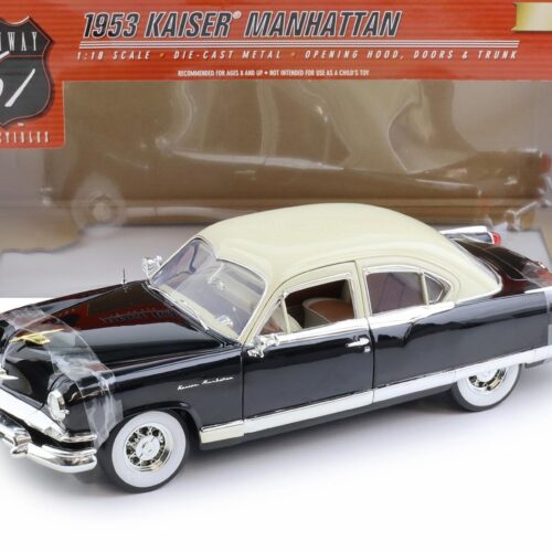 1:18 Highway61 Kaiser Manhattan 1953 black/ beige roof