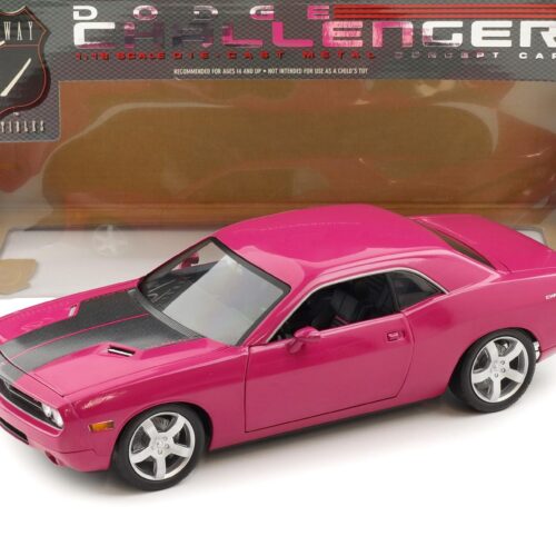 1:18 Highway61 Dodge Challenger Coupe Concept Car 2005 Panther pink