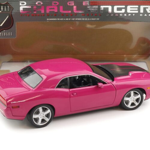 1:18 Highway61 Dodge Challenger Coupe Concept Car 2005 Panther pink
