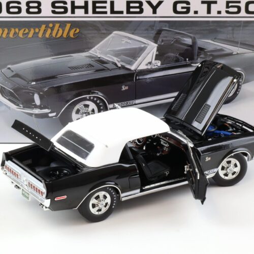 1:18 ACME 1968 Shelby GT500 KR Convertible black/ white stripes