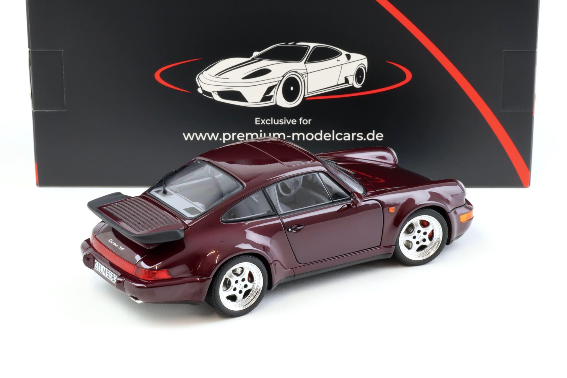 1:18 Norev Porsche 911 964 Turbo 3.6 Coupe 1993 Amethyst metallic - Limited 999 pcs.
