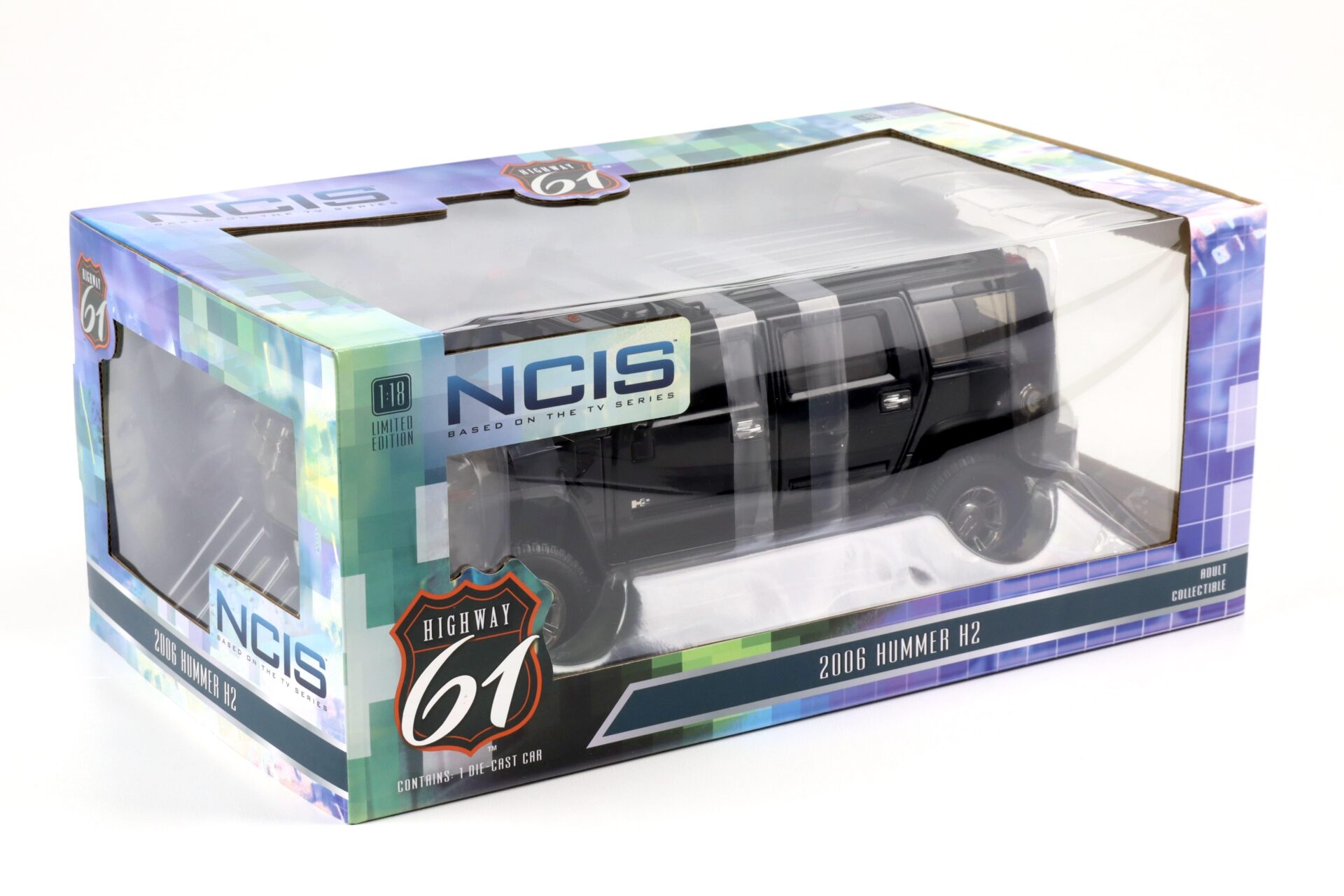 1:18 Highway61 Hummer H2 black 2006 NCIS TV Series